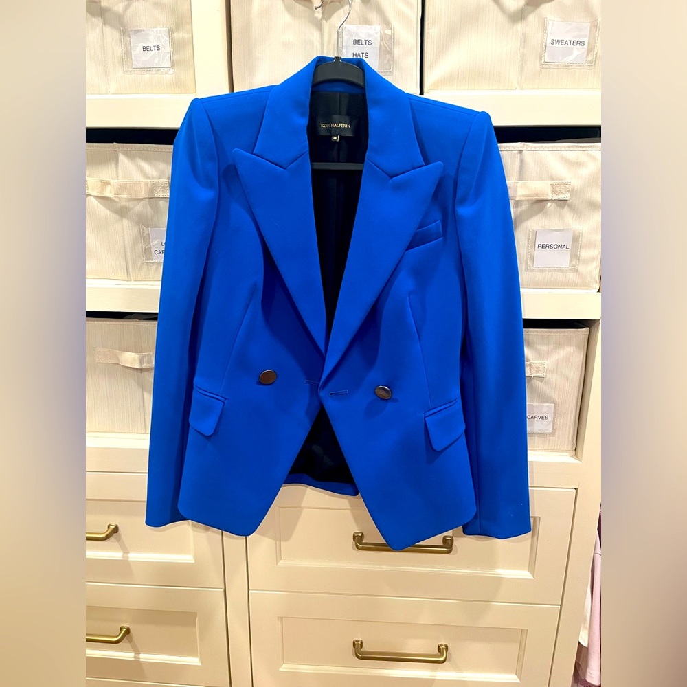 Kobi Halperin blazer. XS. Royal blue. NEW, never worn. Without tags. Retail $600